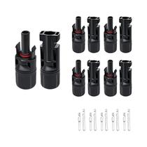 Conectores De Painel Solar À Prova d'Água 5 Pares Com Chave Para Cabo Solar De 2.5 4 6mm2 Conector Conectores De Painel Solar À Prova d'Água 5 Pares Com Chave Para Cabo Solar De 2.5 4 6mm2 Conector