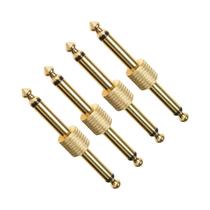 Conectores De Pedal De Guitarra 1/4, Plugues De 6,35mm, Adaptador De Pedal De Efeitos, Acoplador De