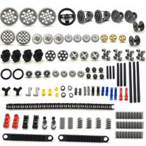 Conectores de pinos de eixo Technical Gears 116 unidades para brinquedos de construção