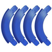 Conectores de pista AHPOON compatíveis com Hot T Wheels, curva de 90, pacote com 4 Conectores de pista AHPOON compatíveis com Hot T Wheels, curva de 90, pacote com 4