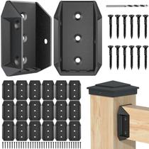 Conectores de suporte de corrimão de convés Toscoco ADC-12 20 unidades 2x4