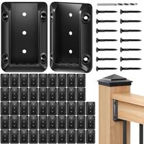 Conectores de suporte de corrimão de convés Toscoco para postes de madeira 2x4 Conectores de suporte de corrimão de convés Toscoco para postes de madeira 2x4