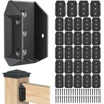 Conectores de suporte de corrimão de convés Toscoco para postes de madeira 2x4 Conectores de suporte de corrimão de convés Toscoco para postes de madeira 2x4