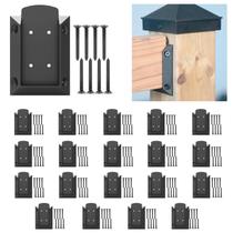 Conectores de suportes de corrimão de convés KASTFORCE KF4013 para postes de madeira 2x4