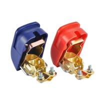 Conectores De Terminal De Bateria Automotiva Positivo E Negativo 1 Par De Grampos De Liberação