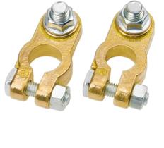 Conectores de terminal de bateria Cannonfish em latão para polo superior