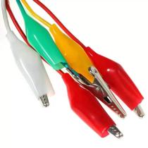 Conectores De Teste Com Clipe De Jacaré Duplo 10PCS Cabos De Teste De 48CM 495CM 50CM Para Testes De Conectores De Teste Com Clipe De Jacaré Duplo 10PCS Cabos De Teste De 48CM 495CM 50CM Para Testes De