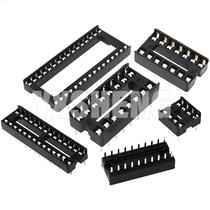 Conectores DIP IC de 2,54mm - Kit com 10 Soquetes (DIP6, DIP8, DIP14, DIP16)