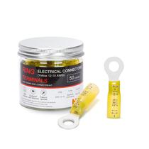 Conectores elétricos HKS Ring Terminals 12-10 AWG 50 unidades