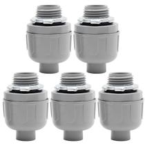 Conectores estanques para conduíte PVC 1/2" MAKERELE, pacote com 5