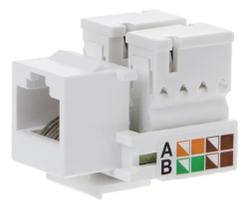 Conectores Keystone Cat5e Rj45 Fêmea Rede