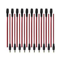 Conectores Macho E Fêmea 12V DC 10PCS 5.5 X 2.1mm Para Adaptador De Cabo De Fonte De Luz LED