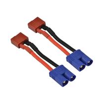 Conectores para bateria rc, 2pcs, ec3 macho fêmea para decanos xt30 ec2 mini tamiya mpx tamiya