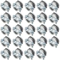 Conectores para cabos MAKERELE tipo clamp de 3/8" - pacote com 24 unidades, zinco Conectores para cabos MAKERELE tipo clamp de 3/8" - pacote com 24 unidades, zinco