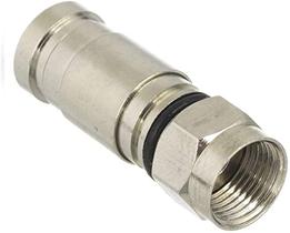 Conectores para crimpar compressão RG-06 para cabo de antena,tv Conectores para crimpar compressão RG-06 para cabo de antena,tv