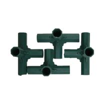 Conectores Para Estruturas De Estufas 4 Peças 16-17mm, Suportes Para Suportes De Flores, Juntas Para