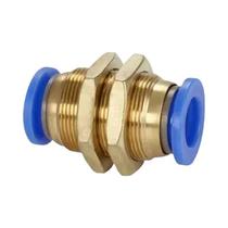 Conectores Pneumáticos PM De 4/6/8/10/12 Mm, Conectores Retos De Bulkhead, Conexões Rápidas Para