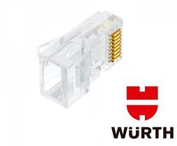 Conectores (rede) Wurth Rj45 Cat6e Plug Modulador C/50