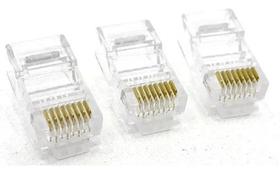 Conectores rj45 cat6- kit 20un