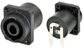Conectores speakON para Montaje en Panel NEUTRIK / Conectores de Altavoz con Bloqueo Giratorio (NLJ2MDXX-H, 1)