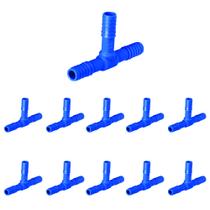 Conectores Tê Triplo 3/4" p/ Sistemas de Irrigação - 10 Und Conectores Tê Triplo 3/4" p/ Sistemas de Irrigação - 10 Und