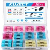Conectores térmicos retráteis Kuject 210PCS à prova d'água