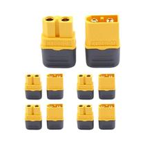 Conectores XT60 e XT60H Banhados a Ouro (10 Peças) - para Drones, Carros RC e Baterias
