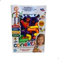 Conekt 100 Peças Jogo de Montar Criativo Educativo Conekt 100 Peças Jogo de Montar Criativo Educativo