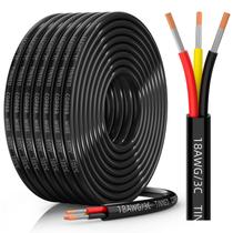 CONEPY Cable Impermeable IP68 de 18 AWG, 3 Conductores, 9 m