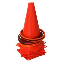 Cones C/Argolas Jogo Brinquedo Esportivo Criança Educativo Cones C/Argolas Jogo Brinquedo Esportivo Criança Educativo