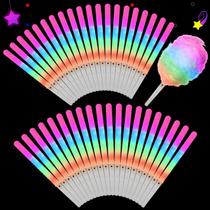 Cones de algodão doce com bastões de LED para festa de Natal (40) Cones de algodão doce com bastões de LED para festa de Natal (40)