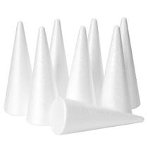 Cones de espuma YURN Craft 7x20 cm, pacote com 8 unidades para artesanato