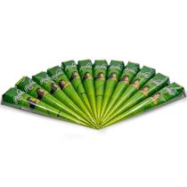 Cones de henna Reshma Beauty Rajasthani Jumbo 50 g x 12 100% naturais