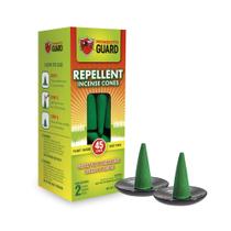 Cones de Incenso Repelente de Mosquito Mosquito Guard - 45 Unidades com Prato