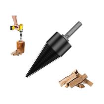 Cones de Parafuso para Rachador de Lenha - Aço de Alto Carbono - Haste Quadrada/Redonda (32/42mm)