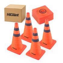 Cones de segurança de trânsito dobráveis HigiAnt 18" com refletor