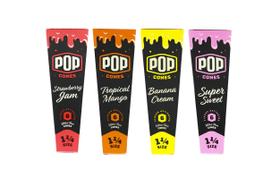 Cones pop com sabor Burst Pop, pacote com 1 1/4 e 6