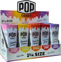 Cones pré-enrolados Pop Cones Pacote Variado 1 1/4 Cones pré-enrolados Pop Cones Pacote Variado 1 1/4