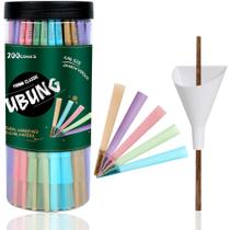 Cones pré-enrolados UBUNG Rainbow 200 unidades king size com pontas Cones pré-enrolados UBUNG Rainbow 200 unidades king size com pontas