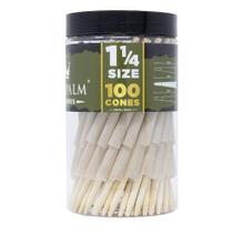 Cones pré-laminados King Palm, 1 1/4, pacote com 100 unidades com ponta de filtro Cones pré-laminados King Palm, 1 1/4, pacote com 100 unidades com ponta de filtro