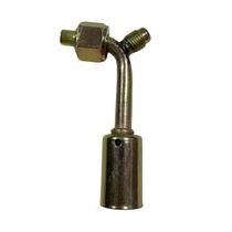 Conexão 90 Graus Oring Fêmea 6mm Com Ventil R12 Aço C/ Clip Conexão 90 Graus Oring Fêmea 6mm Com Ventil R12 Aço C/ Clip