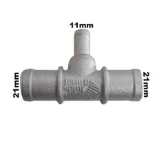 Conexão Adaptação Aluminio Ar Quente Tee Fiat Strada Siena Conexão Adaptação Aluminio Ar Quente Tee Fiat Strada Siena