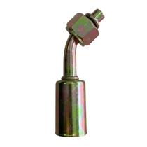 Conexão Ar Cond 45 Graus Oring Fêmea 6mm Aço Com Clip