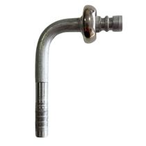 Conexão Ar Cond 90º Graus Spring Lock Macho 6mm Alumínio