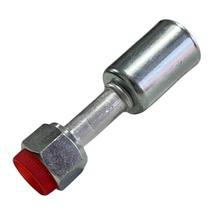 Conexão Ar Cond Reta Oring Fêmea 8mm Alumínio Com Clip