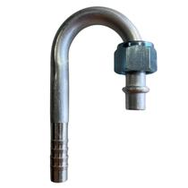 Conexão Ar Condicionado 180º Graus Oring Fêmea 08mm Alumínio