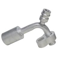 Conexão Block Fitting 90º 08mm Aluminio c/Engate R134a 2032 Conexão Block Fitting 90º 08mm Aluminio c/Engate R134a 2032