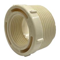 Conexão Bucha de Redução PVC Branco 1.1/2" X 1" Rosca/Rosca - Krona Conexão Bucha de Redução PVC Branco 1.1/2" X 1" Rosca/Rosca - Krona