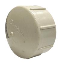 Conexão Caps PVC Branco Rosca 1.1/2" (50mm) - Krona Conexão Caps PVC Branco Rosca 1.1/2" (50mm) - Krona