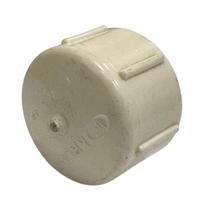 Conexão Caps PVC Branco Rosca 1/2" (20mm) - Krona Conexão Caps PVC Branco Rosca 1/2" (20mm) - Krona